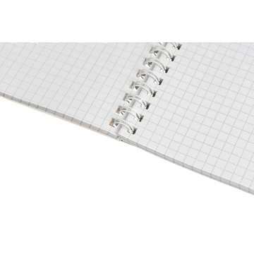 Тетрадь общая Attache Cristal,80л,клет,А4,спир,обл.мел.карт