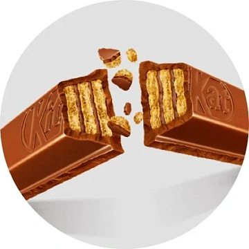 Шоколад KitKat молочный с хрустящей вафлей, 42г
