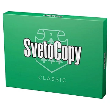 Бумага офисная БОЛЬШОГО ФОРМАТА (297х420), А3, 80 г/м2, 500 л., марка С, SVETOCOPY CLASSIC, 146% (CI