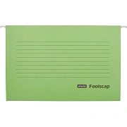 Папка подвесная Attache Foolscap, картон зеленый, до 200л., 5шт/уп