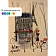 Альбом для рисования акварелью Kroyter 40л,склей А4,Город,фольга,60120