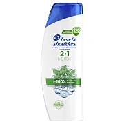 Шампунь-бальзам Head & Shoulders против перхоти основной уход ментол 2в1, 360мл