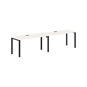 Стол 2-х местный EUWST 3167 Ясень Траун/Черный 3126х670х750 EDIS