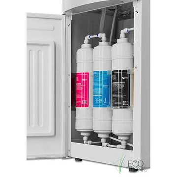 Пурифайер для воды ECOTRONIC C21-U4LE, напольный, НАГРЕВ/ОХЛАЖДЕНИЕ ЭЛЕКТРОННОЕ, 2 крана, белый, 716