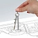 Готовальня BRAUBERG 'Klasse', 7 предметов: циркуль+кронциркуль, рейсфедер + держатель, 2 вставки, грифель, 210344