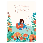 Тетрадь 60 л. в клетку обложка SoftTouch, бежевая бумага 70 г/м2, сшивка, В5 (179х250 мм), ГАРМОНИЯ