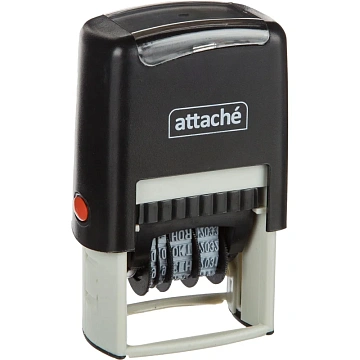 Датер автоматический самонабный Attache 2 строки 42х26мм 8755