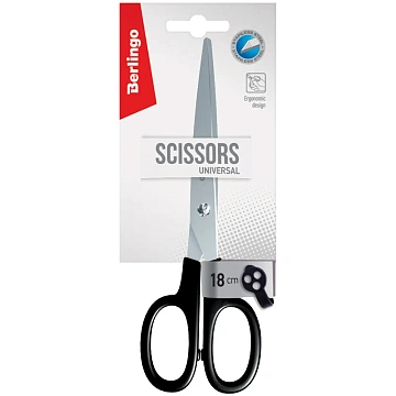 Ножницы Berlingo 'Universal' 18см, европодвес