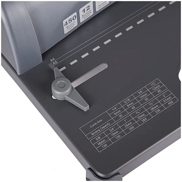 Брошюровщик OfficeSpace BM124 'Perfect bind' для пластиковых пружин, пробивает 12л., сшивает 450л.