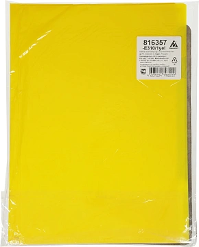 Папка-уголок Бюрократ желтая прозрачная, A4, 180мкм, E310/1YEL