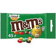 Драже M&M'S с соленым арахисом, 45г