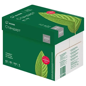Бумага Илим Стандарт (А4, марка С, 80 г/кв.м, 500 л)