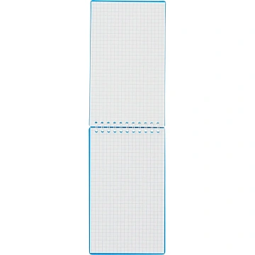 Блокнот 100х170 л. Attache Economy, мет.гребень,пласт.обл,синий,клетка