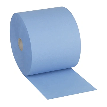 Протирочная бумага Officeclean W1 24х35см, синий, 2 слоя, 350м
