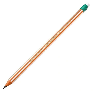 Карандаш чернографитный BIC Evolution Stripes с ластиком