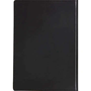 Ежедневник недатированный А5+, 136л, VELVET черный  3-115/04