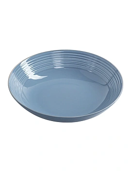 Тарелка суповая Fioretta Fiesta Smoky Blue, 22см