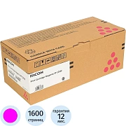 Тонер-картридж лазерный RICOH (SP C250E) SPC250/C260/C261, пурпурный, оригинальный, ресурс 1600 страниц, 407545
