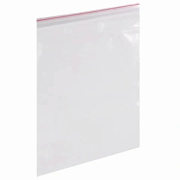 Пакеты с замком ZIP LOCK 'зиплок', комплект 100 шт., 400х500 мм, ПВД, толщина 40 микрон, BRAUBERG, 6