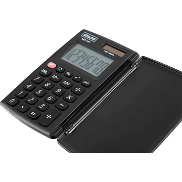 Калькулятор карманный с крышк. Attache, AEP-101,8р,дв.пит.,черн