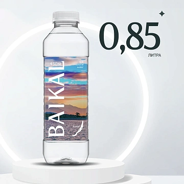 Вода питьевая Baikal 430 без газа, 850мл, ПЭТ