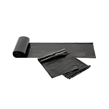 Мешки для мусора Ромашка Эконом 30л, ПНД, 48х57.5см, 6мкм, 30шт, черные, в рулоне