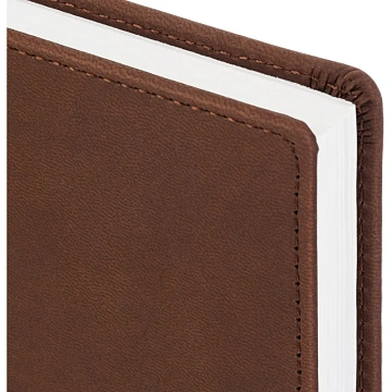 Ежедневник датированный 2026 А5+ VELVET Коричневый 3-123/03