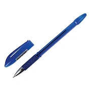 Ручка шариковая масляная с грипом STAFF 'Manager OBP-10', СИНЯЯ, узел 0,7 мм, линия письма 0,35 мм, 143743