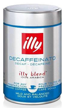 Кофе Illy без кофеина молотый, 250г