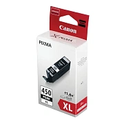 Картридж струйный CANON (PGI-450PGBK XL) PIXMA MX724/924/iX6840, черный пигментный, оригинальный, ре