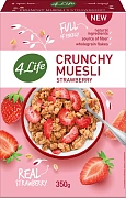 Мюсли 4Life хрустящие с клубникой, 350г