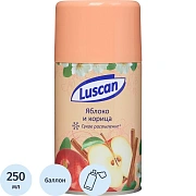 Баллон сменный для автоосвежителя Luscan 250мл Яблоко и корица сухое распыл