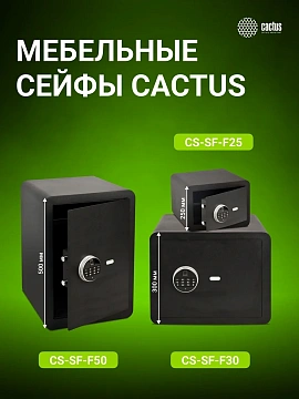 Сейф Cactus CS-SF-F25 250x350x300мм, электронный