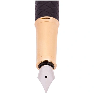 Ручка перьевая Parker 'IM Premium Black/Gold GT' синяя, 0,8мм, подарочная упаковка