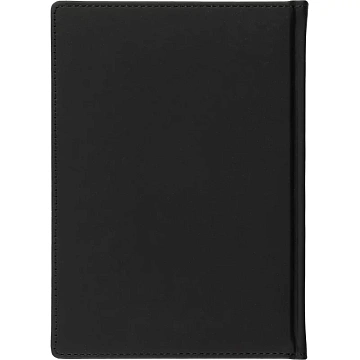 Ежедневник недатированный А5+, 136л, VELVET черный  3-115/04