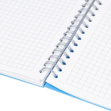 Блокнот А5,пласт обл,80л, ATTACHE FANTASY,голуб