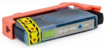 Картридж струйный Cactus CS-CZ110AE №655, 14.6мл, голубой