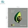 Скетчбук 60л., 150*150 MESHU 'Avocadreams', на гребне, выб. лак, soft-touch, 120г/м2