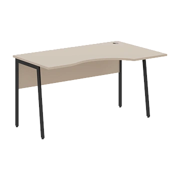 Стол прямой СА-2P(R) Мокачино/Антрацит 1400х900х755 IMAGO PLUS