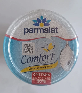 Сметана Parmalat безлактозная 20%, 300г
