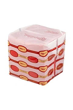 Салфетки сервировочные Roshy 33х33см, красные, 2 слоя, 200шт