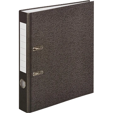 Папка-регистратор без мет.уг. 50мм мрам ч/б,уп.10шт,бум/бум,крам.к