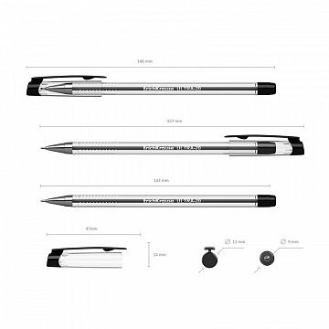 Ручка шариковая ErichKrause ULTRA-20, черная