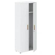 Гардероб FCW 80(Z) Белый премиум/Белый премиум 802х429х1983 FORTA