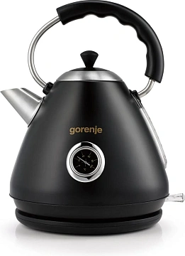 Чайник электрический Gorenje K17CLBK черный, 1.7л, 2200Вт