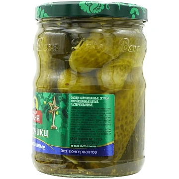 Огурчики Дядя Ваня маринованные, 950г
