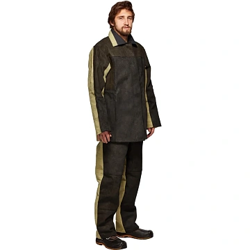 Костюм сварщика брезент+спилок КБР (арт.КС09) 56-58/170-176