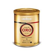 Кофе молотый LAVAZZA 'Qualita Oro', арабика 100%, 250 г, жестяная банка, 2058