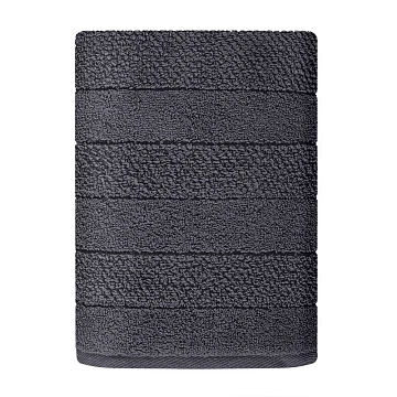 Полотенце Verossa Milano махровое черное хлопок, 100 х 150см