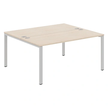 Стол 2-х местный XS6WST 1614 Бук Тиара/Серый 1600х1406х750 XTEN-S60
